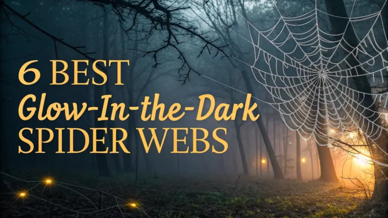 6 Best Glow-in-the-Dark Spider Webs for Yard Décor